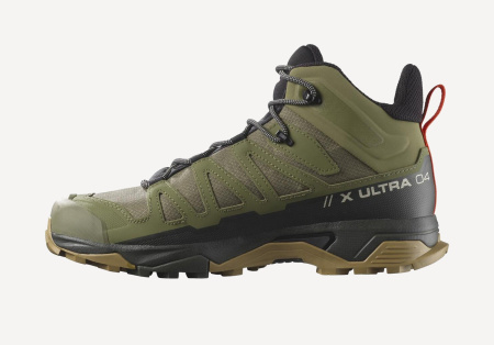 Ботинки X ULTRA 4 MID GTX (RU 44 UK 10.5 USm 11 СМ 28.5; deep lichen green/peat/kelp)